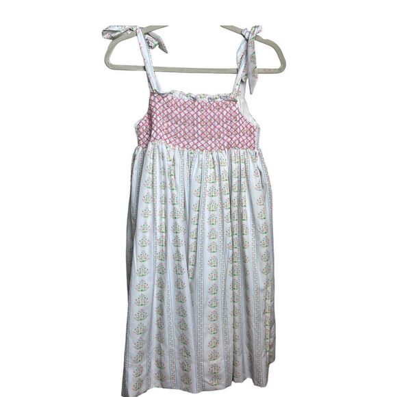 Smockingbird Smocked Summer Dress Girls Sz 10 - Picture 1 of 5